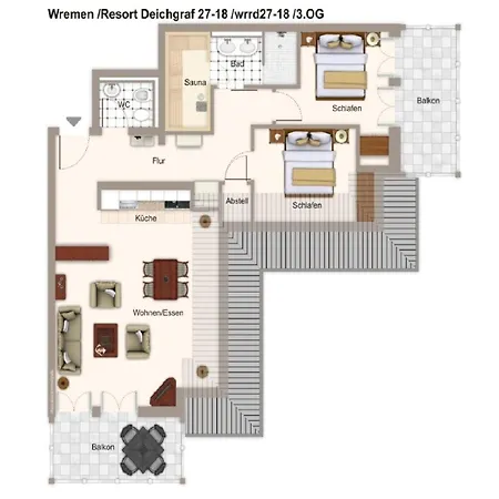 Apartament Deichgraf Deichgraf 27-18 *